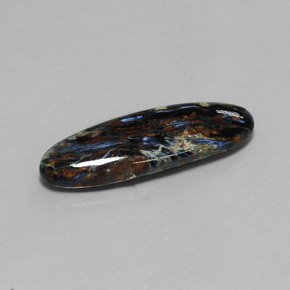 Pietersite Multicolore naturelle Coupe ovale, 10.84 ct, Opaque