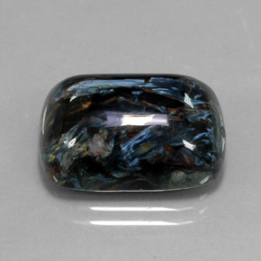 Piétersite multicolore naturelle coupe coussin, 14,81 ct, opaque