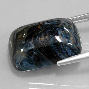 Pietersite Multicolore naturelle Coupe coussin, 14.80 ct, Opaque