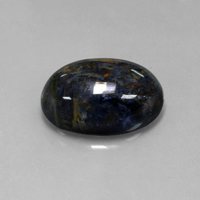 Piétersite multicolore naturelle coupe ovale, 12,85 ct, opaque