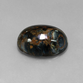 Pietersite Multicolore naturelle Coupe ovale, 12.85 ct, Opaque