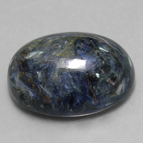 Piétersite multicolore naturelle coupe ovale, 12,62 ct, opaque
