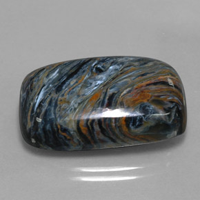 Piétersite multicolore naturelle baguette, 22,09 ct, opaque