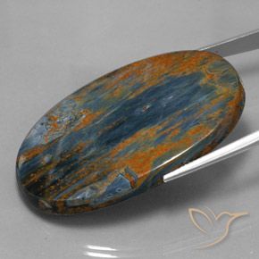 Pietersite Multicolore naturelle ovale, 68.06 ct, Opaque