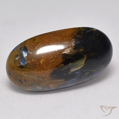 10.67ct Naturel Multicolore Pietersite, ovale, Opaque