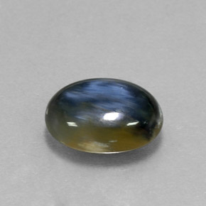 Piétersite multicolore naturelle coupe ovale, 2,27 ct, opaque