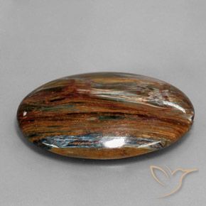 Pietersite Multicolore naturelle ovale, 22.73 ct, Opaque