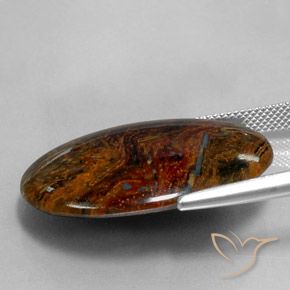 Pietersite Multicolore naturelle ovale, 23.71 ct, Opaque