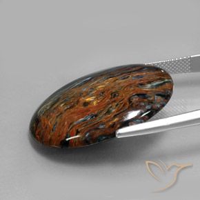 Pietersite Multicolore naturelle ovale, 23.54 ct, Opaque