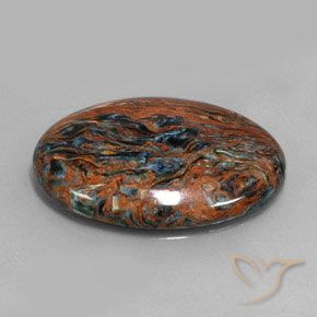 Pietersite Multicolore naturelle Coupe ovale, 26.24 ct, Opaque