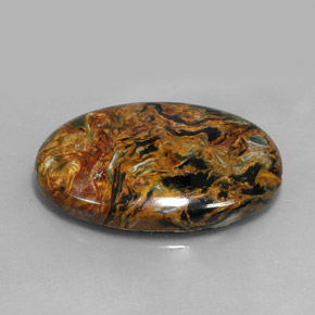 Pietersite Multicolore naturelle Coupe ovale, 27.92 ct, Opaque