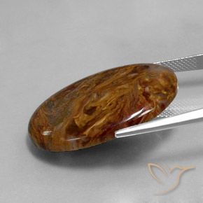 Pietersite Multicolore naturelle ovale, 21.34 ct, Opaque