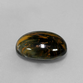 Piétersite multicolore naturelle coupe ovale, 7,12 ct, opaque