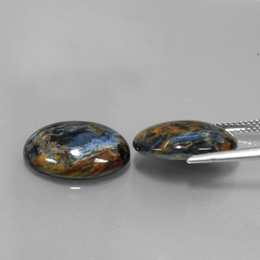 Achetez naturel ct Multicolore Pietersite gems, Coupe ovale, En provenance Namibie chez GemSelect. En stock, livraison internationale!