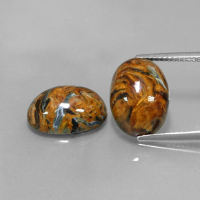 Achetez naturel ct multicolore piétersite gems, coupe ovale, en provenance namibie chez gemselect. en stock, livraison internationale!