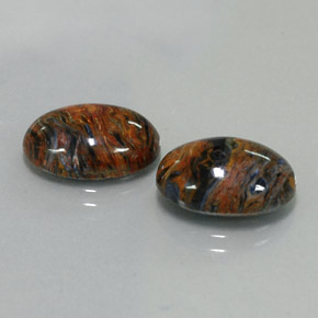 Achetez naturel ct multicolore piétersite gems, coupe ovale, en provenance namibie chez gemselect. en stock, livraison internationale!