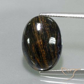 Pietersite Multicolore naturelle ovale, 10.68 ct, Opaque