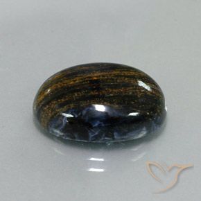 Pietersite Multicolore naturelle ovale, 10.68 ct, Opaque