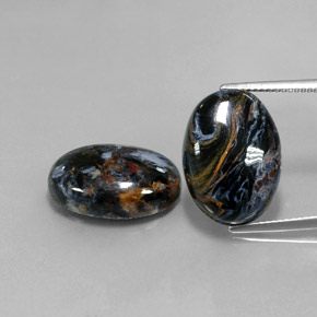 Achetez naturel ct multicolore piétersite gems, coupe ovale, en provenance namibie chez gemselect. en stock, livraison internationale!