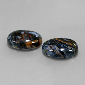 Achetez naturel ct multicolore piétersite gems, coupe ovale, en provenance namibie chez gemselect. en stock, livraison internationale!