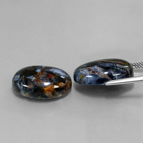Achetez naturel ct multicolore piétersite gems, coupe ovale, en provenance namibie chez gemselect. en stock, livraison internationale!