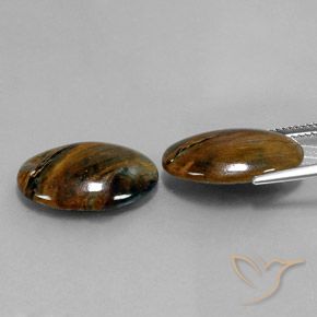 Shop natural 12.69ct Multicolore Pietersite gems, ovale, from Namibie at GemSelect. In stock, global shipping!