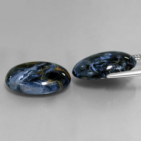 Achetez naturel ct Multicolore Pietersite gems, Coupe ovale, En provenance Namibie chez GemSelect. En stock, livraison internationale!