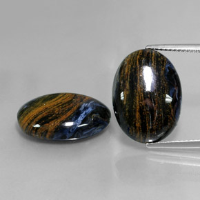 Achetez naturel 17,13ct multicolore piétersite gems, coupe ovale, en provenance namibie chez gemselect. en stock, livraison internationale!