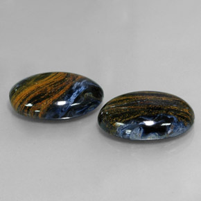 Achetez naturel 17,13ct multicolore piétersite gems, coupe ovale, en provenance namibie chez gemselect. en stock, livraison internationale!