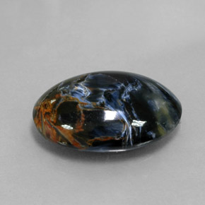 Pietersite Multicolore naturelle Coupe ovale, 8.86 ct, Opaque