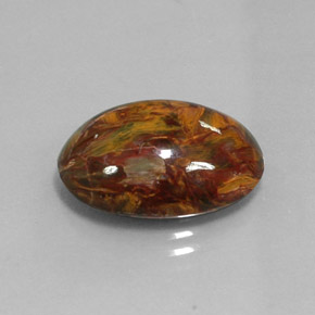 Pietersite Multicolore naturelle Coupe ovale, 9.80 ct, Opaque