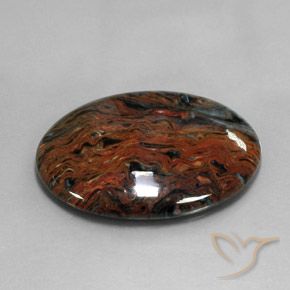 Pietersite Multicolore naturelle ovale, 22.30 ct, Opaque
