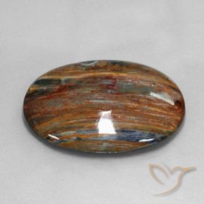 Pietersite Multicolore naturelle ovale, 24.58 ct, Opaque