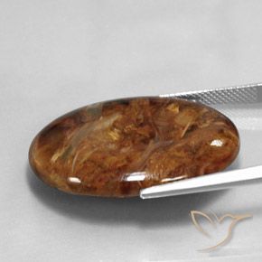 Pietersite Multicolore naturelle ovale, 24.72 ct, Opaque