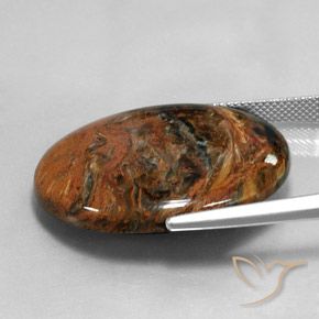 Pietersite Multicolore naturelle ovale, 25.96 ct, Opaque