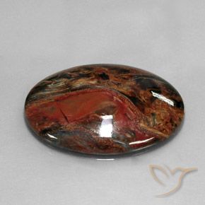 Pietersite Multicolore naturelle ovale, 22.29 ct, Opaque