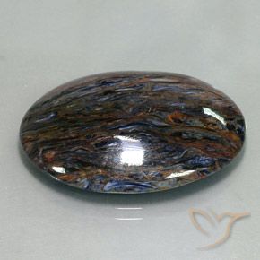 Pietersite Multicolore naturelle ovale, 25.84 ct, Opaque