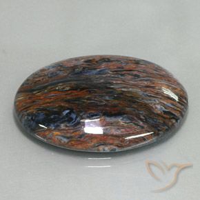 Pietersite Multicolore naturelle ovale, 20.97 ct, Opaque