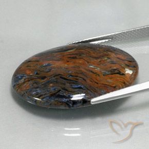 Pietersite Multicolore naturelle ovale, 19.09 ct, Opaque