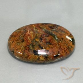 Pietersite Multicolore naturelle ovale, 28.14 ct, Opaque