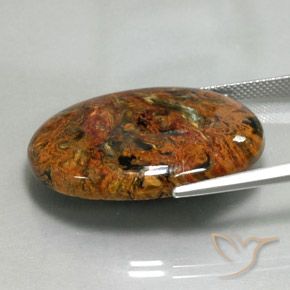 Pietersite Multicolore naturelle ovale, 28.14 ct, Opaque
