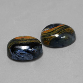 Achetez naturel ct multicolore piétersite gems, coupe ovale, en provenance namibie chez gemselect. en stock, livraison internationale!