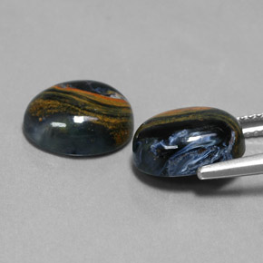 Achetez naturel ct multicolore piétersite gems, coupe ovale, en provenance namibie chez gemselect. en stock, livraison internationale!