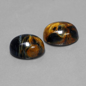 Achetez naturel ct Multicolore Pietersite gems, Coupe ovale, En provenance Namibie chez GemSelect. En stock, livraison internationale!