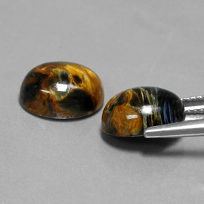 Achetez naturel ct Multicolore Pietersite gems, Coupe ovale, En provenance Namibie chez GemSelect. En stock, livraison internationale!