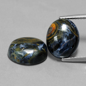 Achetez naturel ct multicolore piétersite gems, coupe ovale, en provenance namibie chez gemselect. en stock, livraison internationale!
