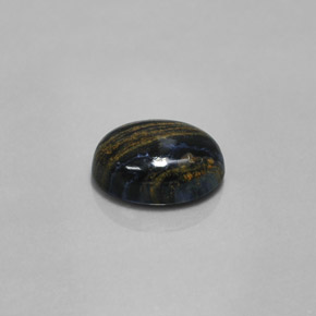 Piétersite multicolore naturelle coupe ovale, 3,33 ct, opaque