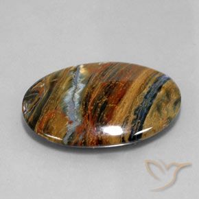 Pietersite Multicolore naturelle ovale, 19.85 ct, Opaque