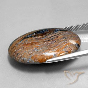 Pietersite Multicolore naturelle ovale, 27.58 ct, Opaque