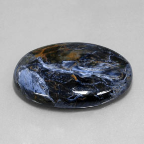 Piétersite multicolore naturelle coupe ovale, 27,74 ct, opaque